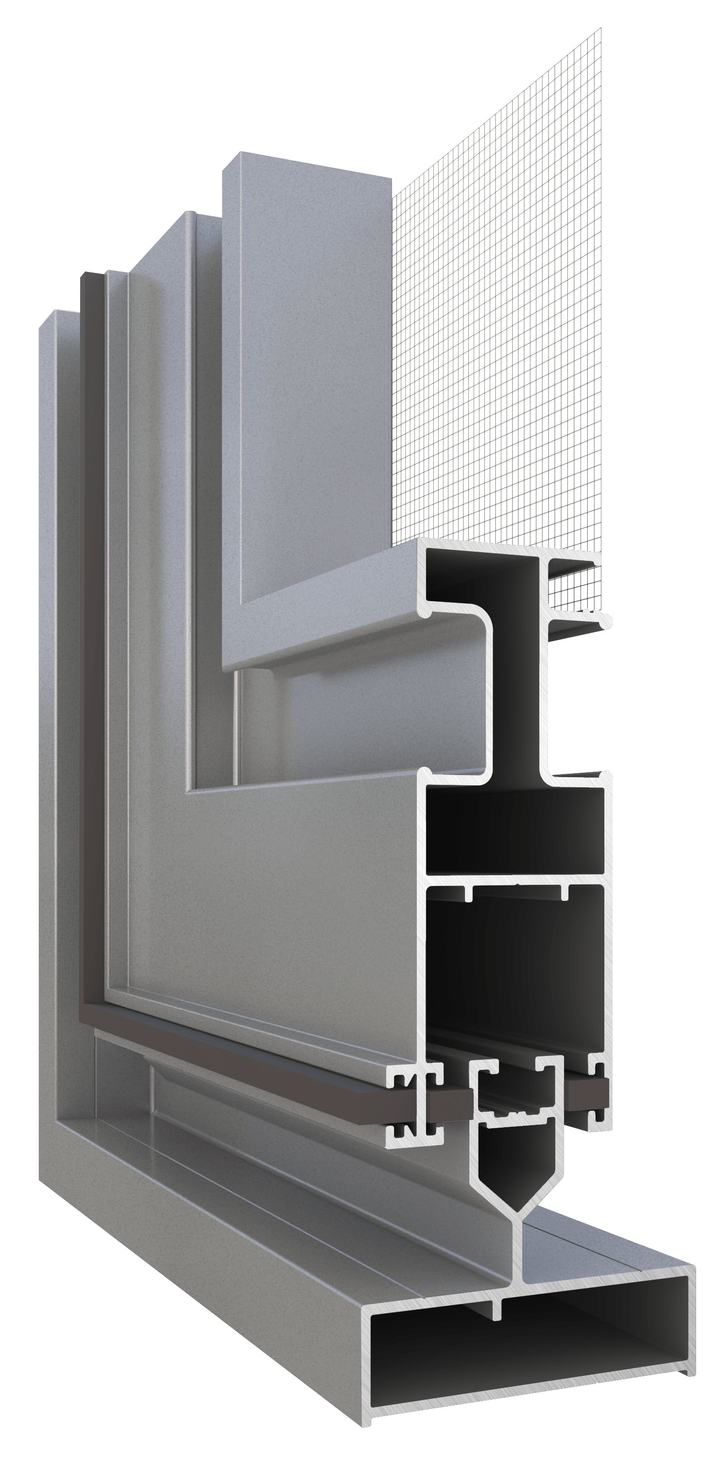 ALUWAY 8432 FLY SİNEKLİK KESİT