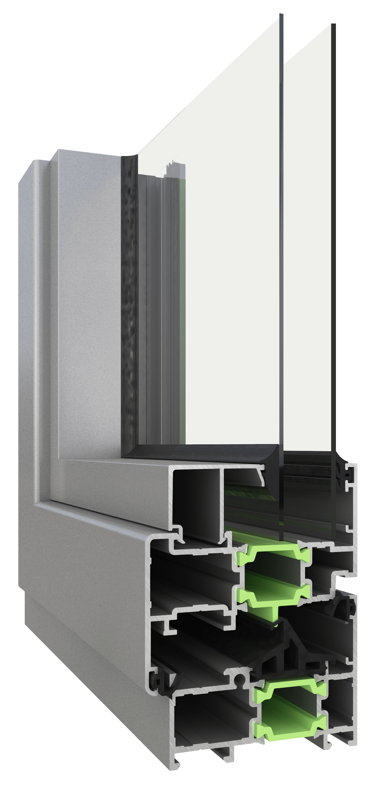 ALUWAY W65 AÇILIR SİSTEM KESİT