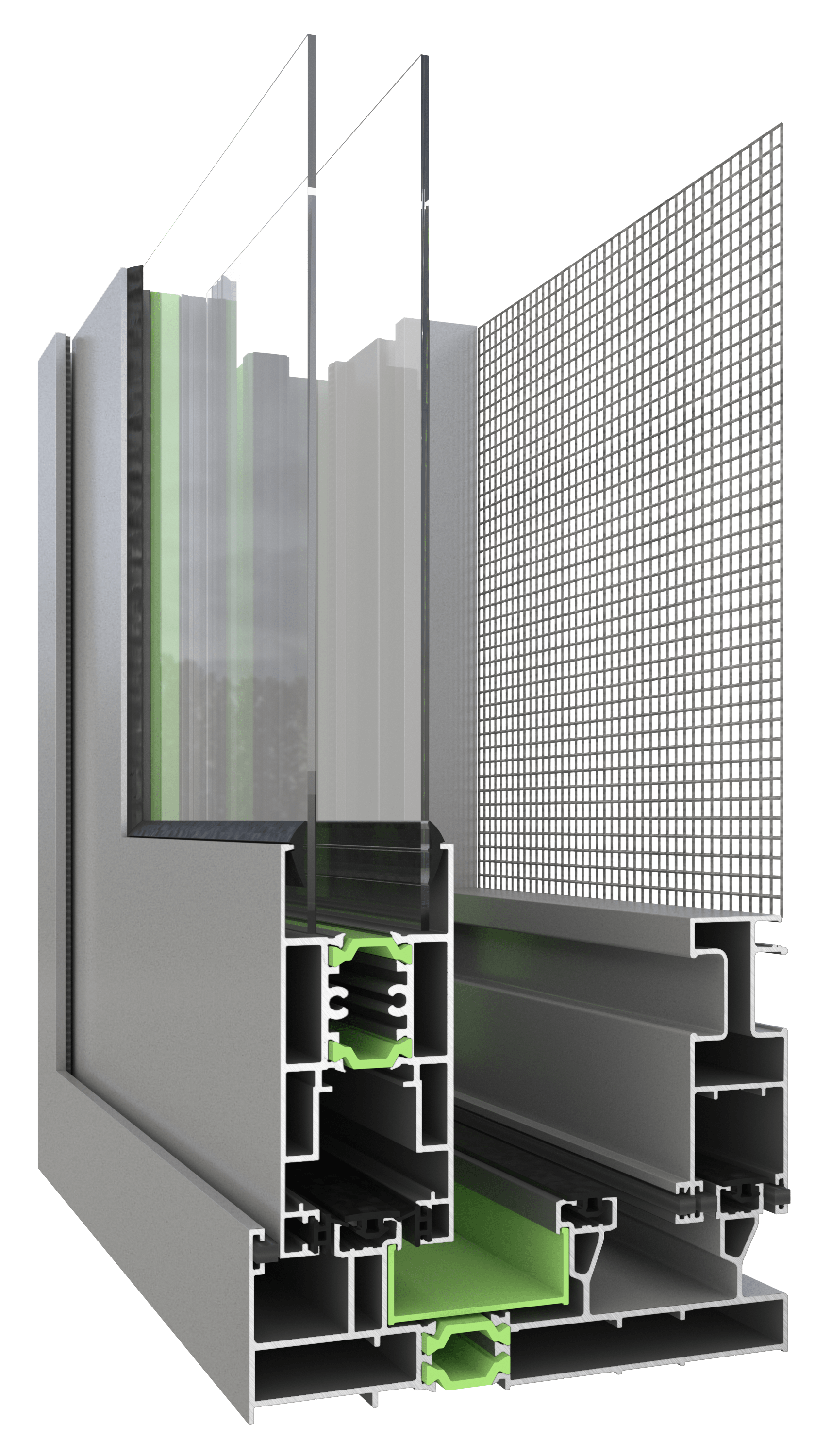 ALUWAY 1040 SİNEKLİKLİ KESİT